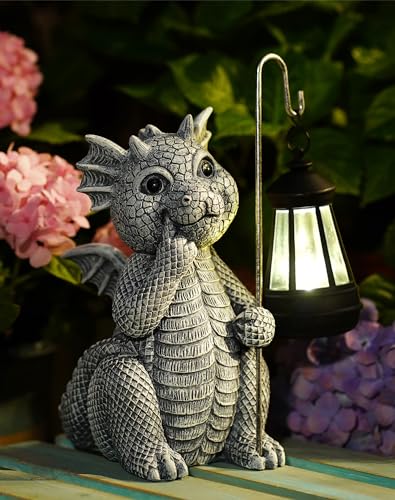 Goodeco Elephant Statue for Garden Decor with Gift Appeal - Ideal Gifts for Women, Mom or Birthdays, Beautifully Crafted Outdoor & Home Decor to Wow Your Guests (11" Elephant)