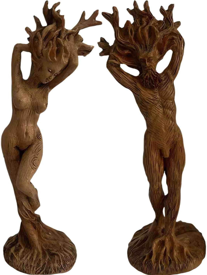 Tree Goddess Statue, Forest Goddess Sculpture Statue, Tree of Life Statue, Altar Crafts, Tree of Life Mystical Creature,Ornaments Sculpture for Home Room God Statue